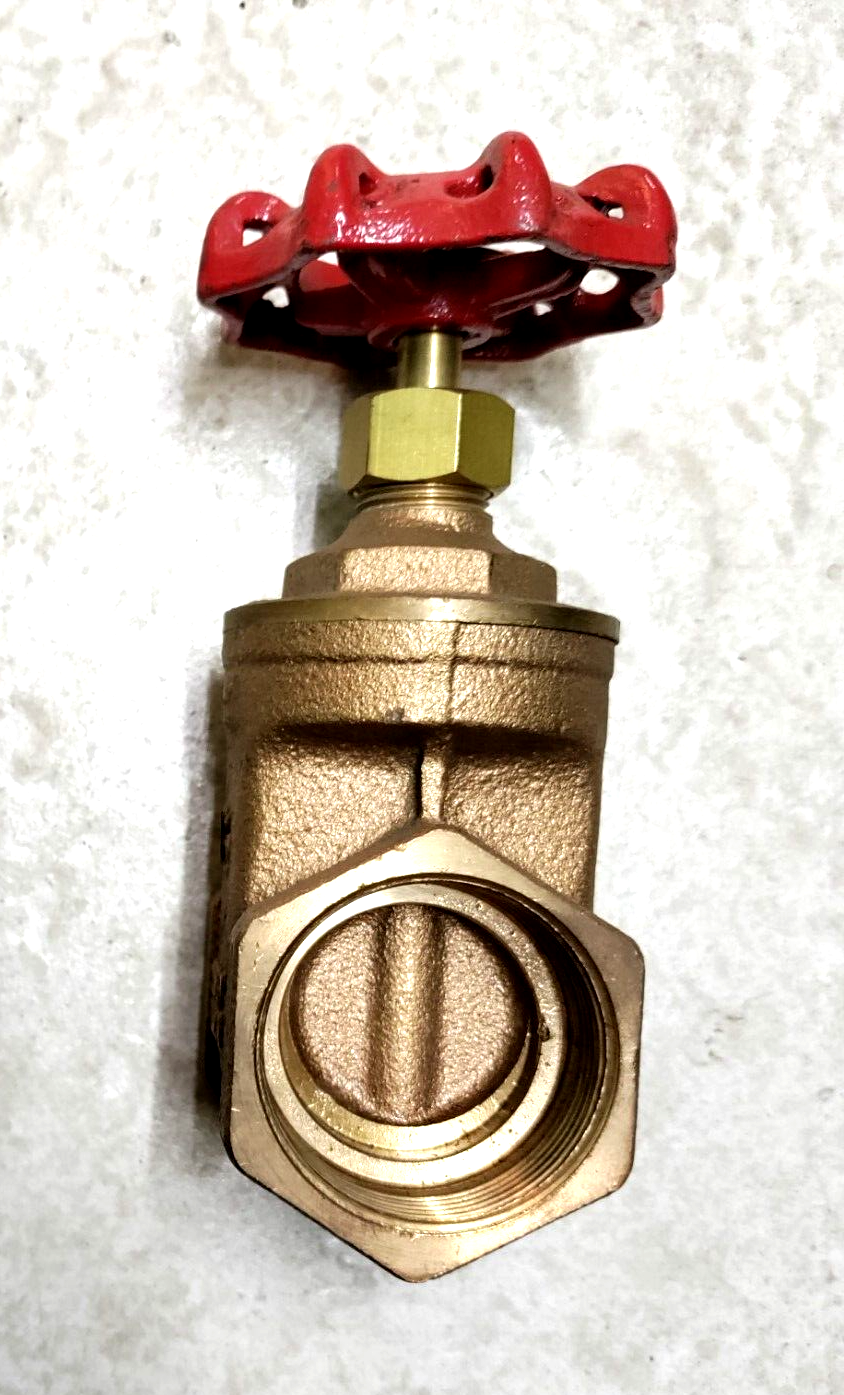 NEW Bronze 300 WOG / 150 WSP Full Port Threaded NPT - 1 1/2 Inch FULL FLOW
