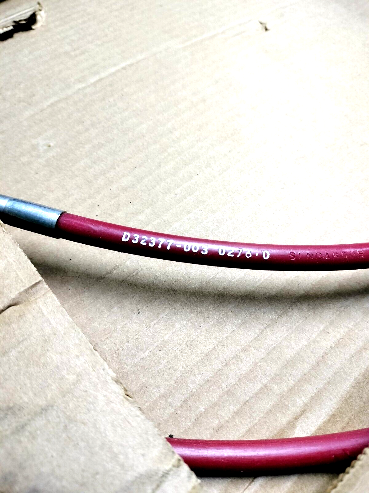 D32377-003 / MORSE RED JACKET CONTROL CABLE- 276 INCHES / 23 ft. NEW IN BOX