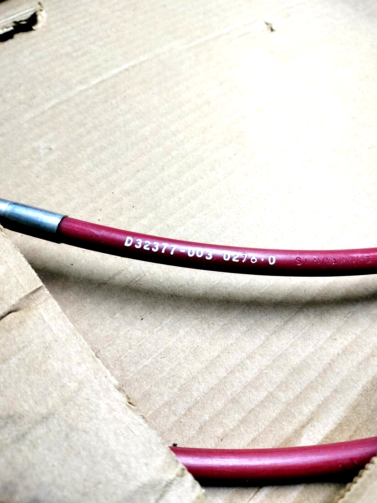 D32377-003 / MORSE RED JACKET CONTROL CABLE-  276 INCHES / 23 ft.  NEW IN BOX