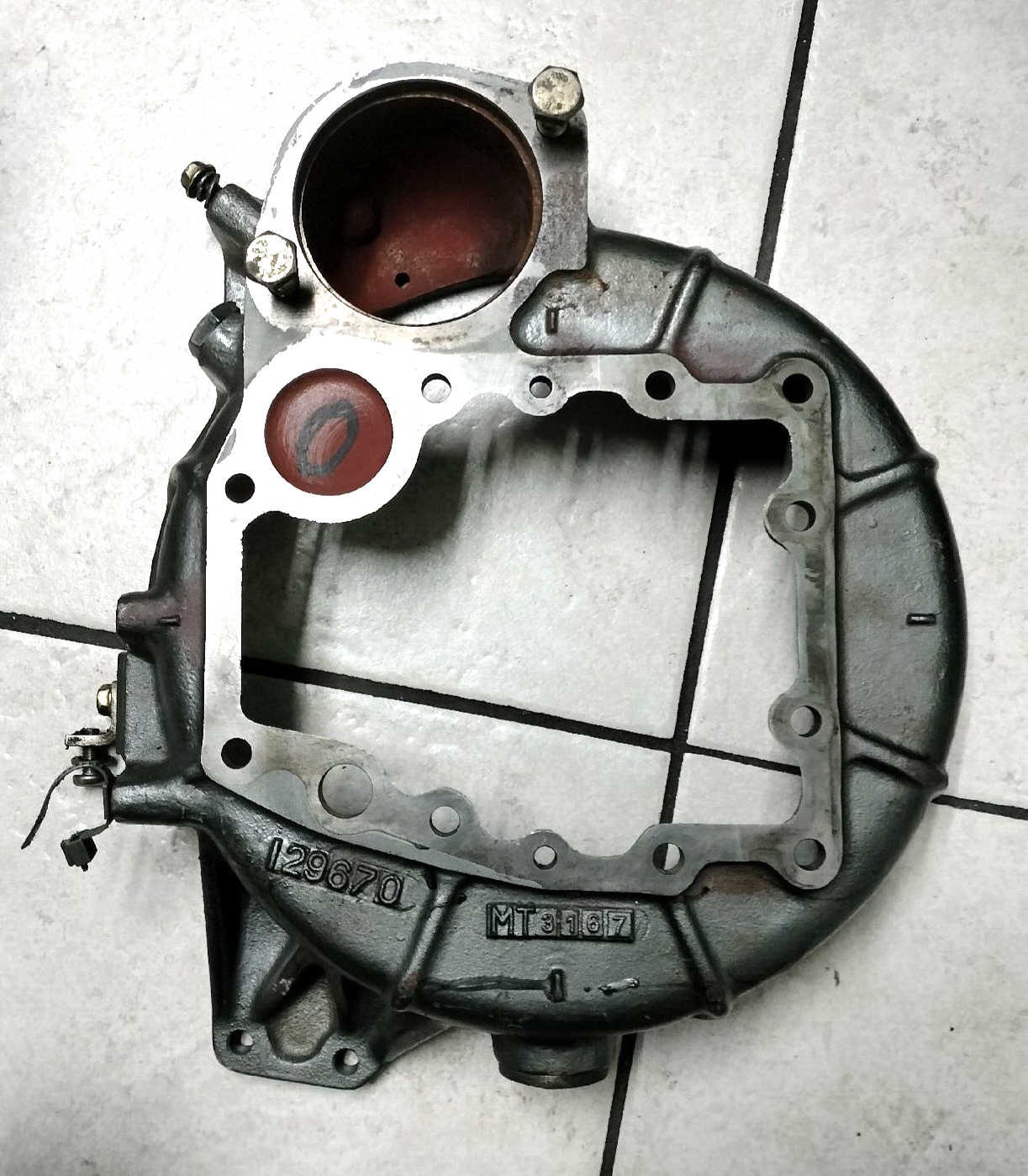 129670 YANMAR FLYWHEEL HOUSING USED / FREE SHIPPING