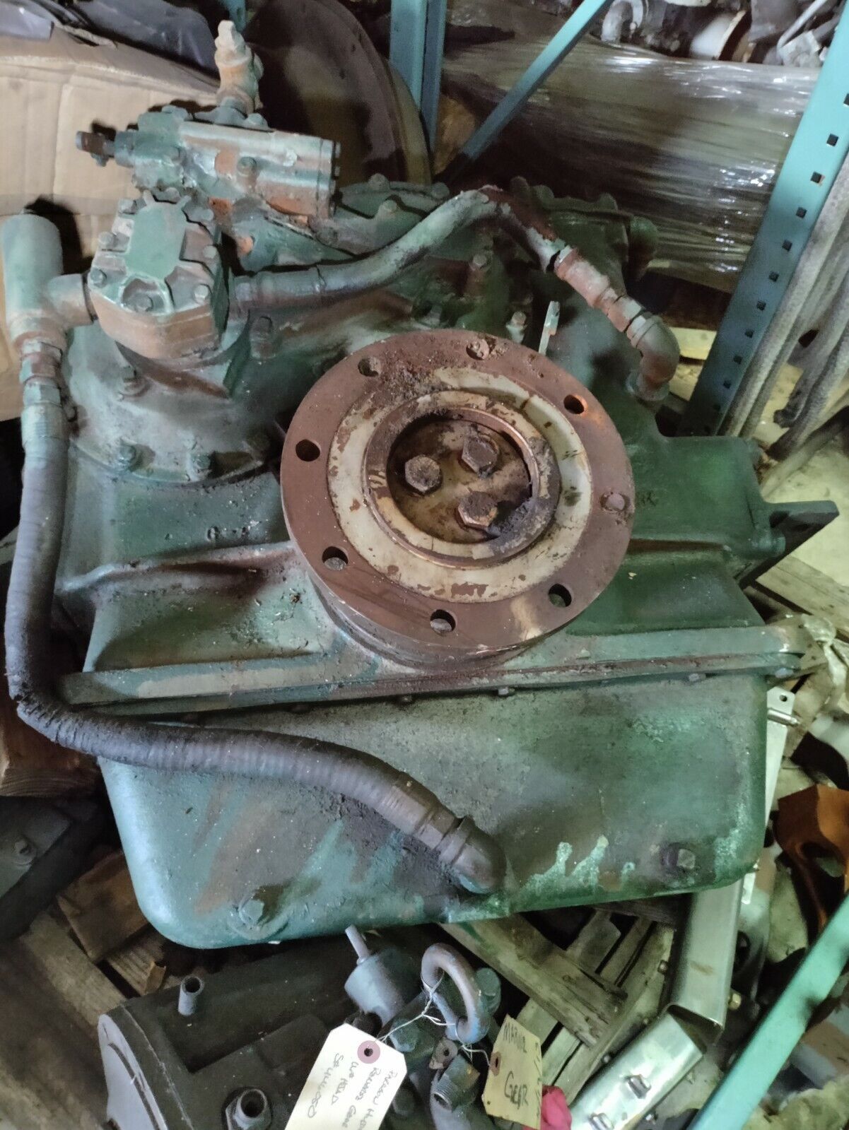 TWIN DISC MG-514B MARINE TRANSMISSION 4.5 TO 1 RATIO w/ # 1 HOUSING USED