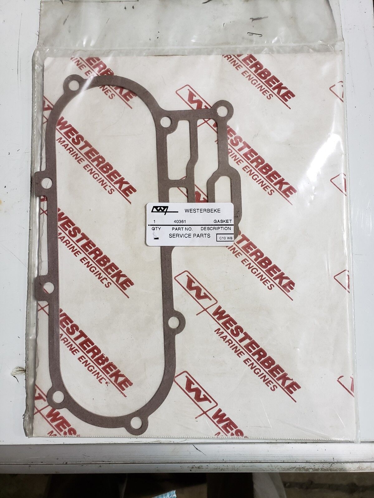 ORIGINAL OEM WESTERBEKE GASKET # 040361 NEW