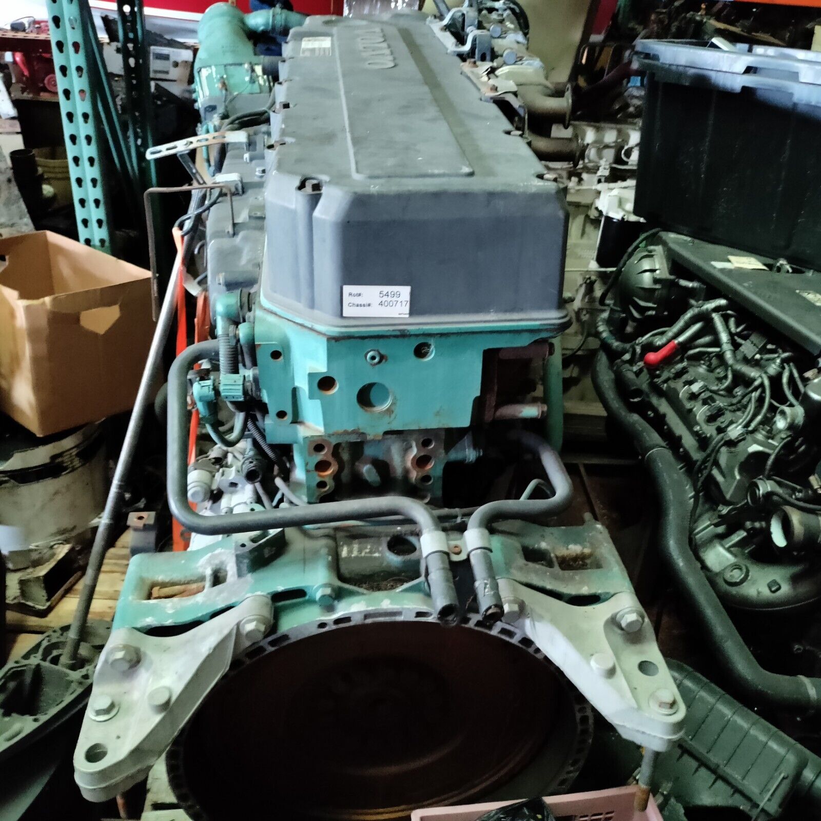 2005 Volvo Model VED12D465 Diesel 12.1 L 465 HP. TRUCK ENGINE P/N 5VTXH12 150S