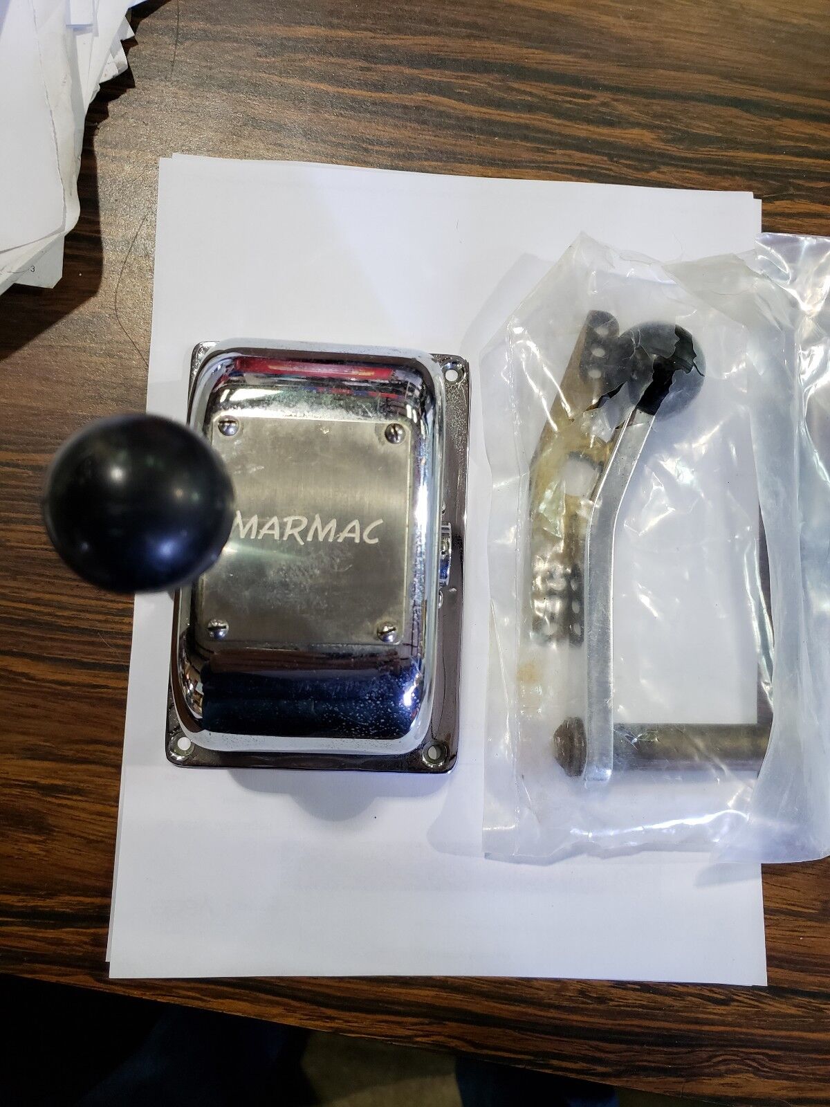 NEW / OLD STOCK MARMAC DUAL LEVER ENGINE CONTROL