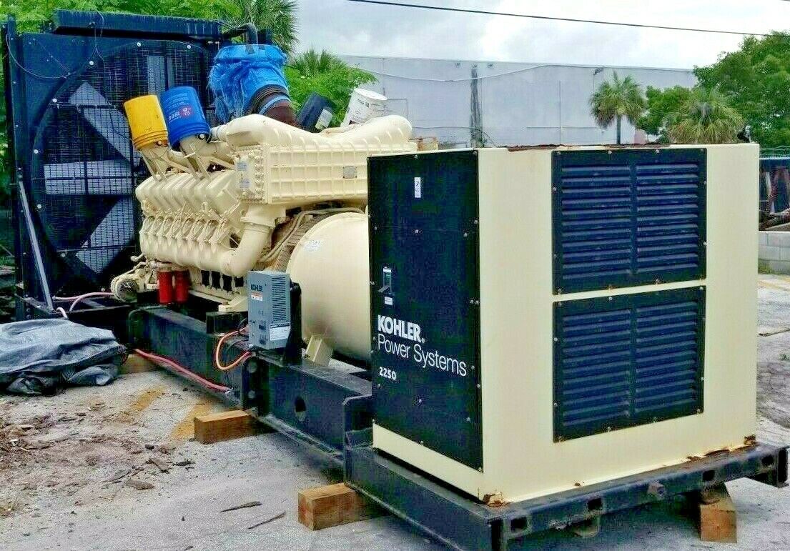 Kohler Generator Model 2250 / KW 2250 Watts Powered By MTU 16V-4000 3000 HP