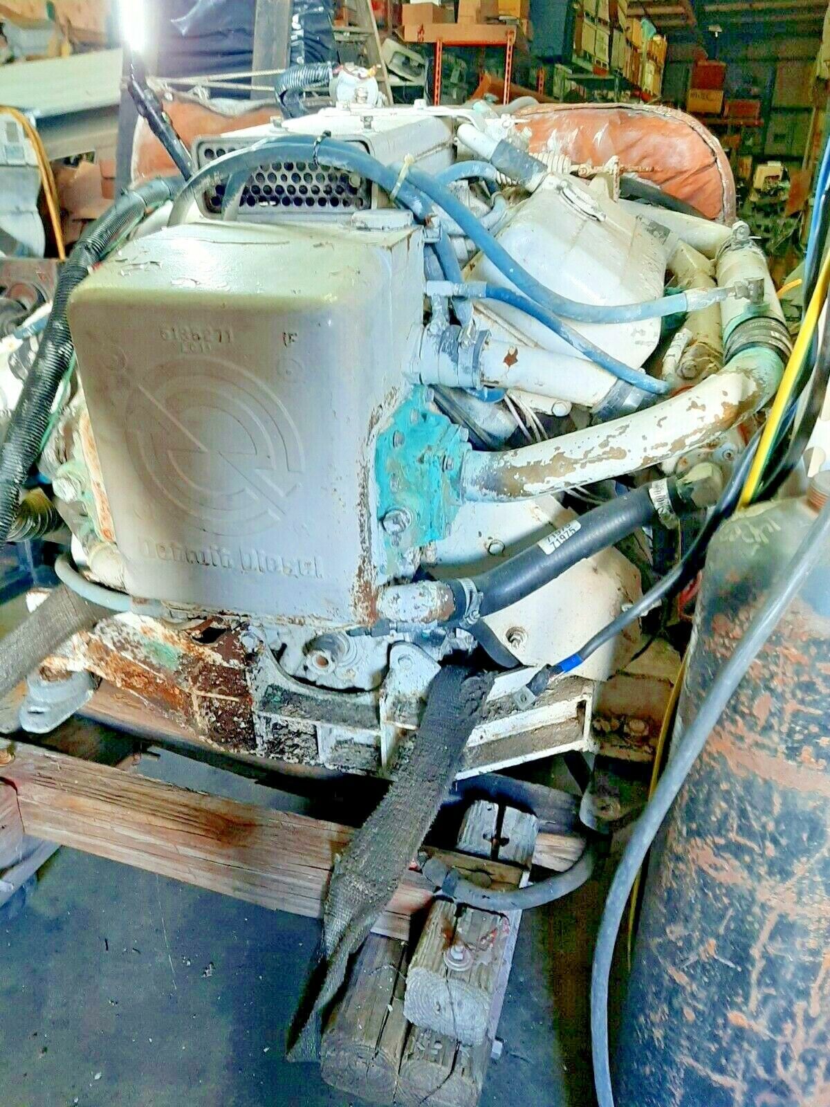 DETROIT 6V-53  DIESEL MARINE ENGINE " GREAT RUNNING TAKE-OUTS "  BOBTAIL ( USED