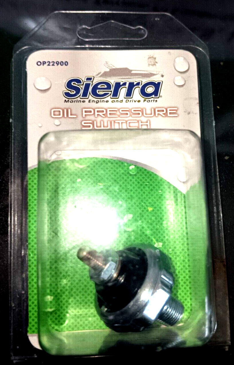OP22900 SIERRA MARINE ENGINE OIL PRESSURE SWITCH NEW WITH FREE SHIPPING