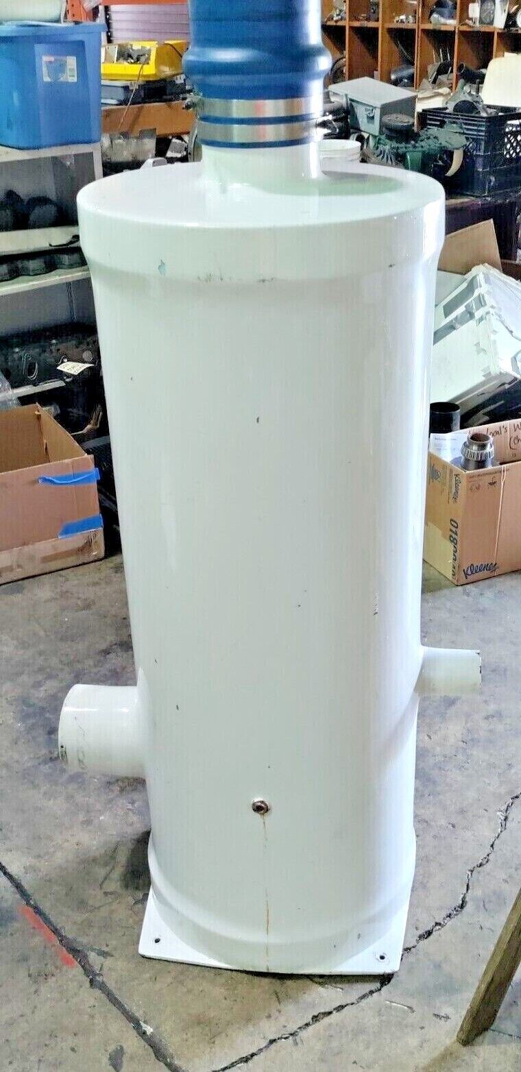 CUSTOM MADE GENERATOR or MAIN ENGINE WET EXHAUST MUFFLER 55" TALL X 18" WIDE