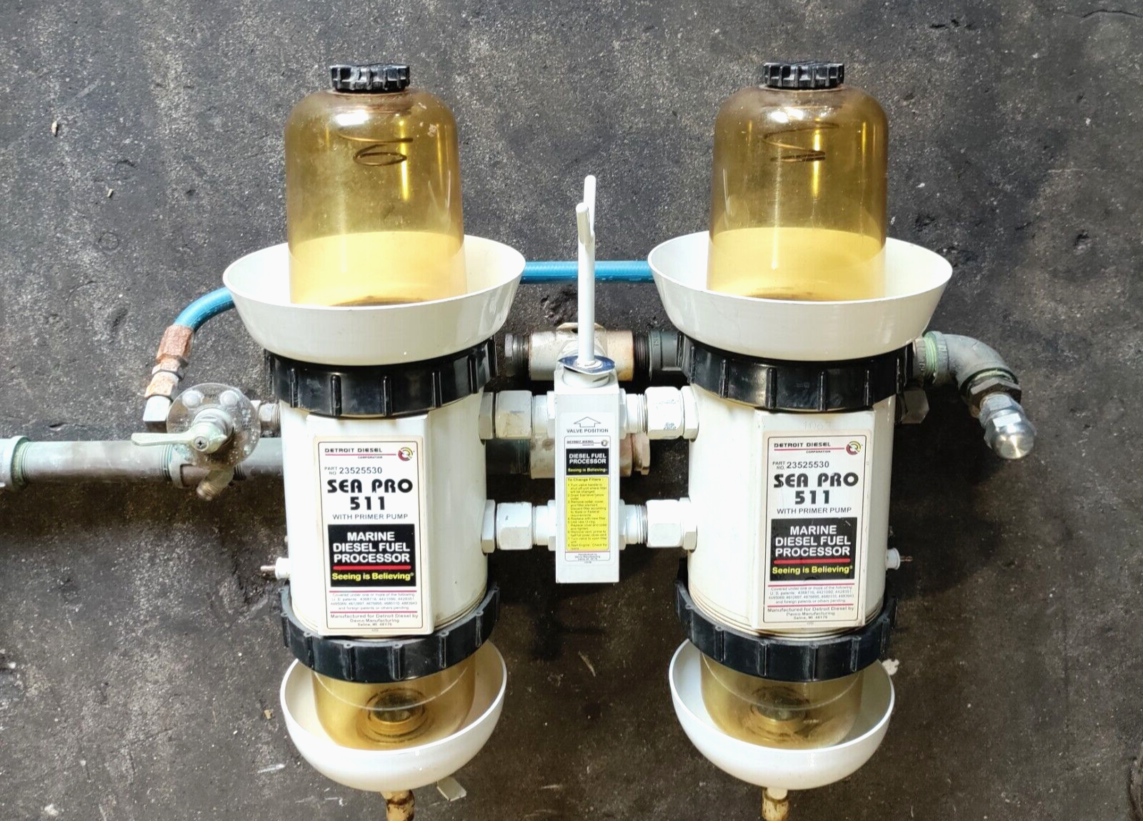 DETROIT DIESEL, 23525530 / SEA PRO 511 FUEL PROCESSOR SYSTEM DUAL FUEL FILTER