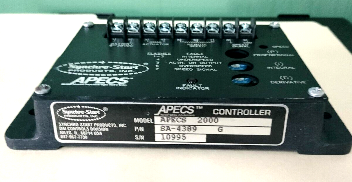 SA-4389 G, APECS SPEED CONTROLLER MODEL 2000 - NEW " SPECIAL SALE PRICE "