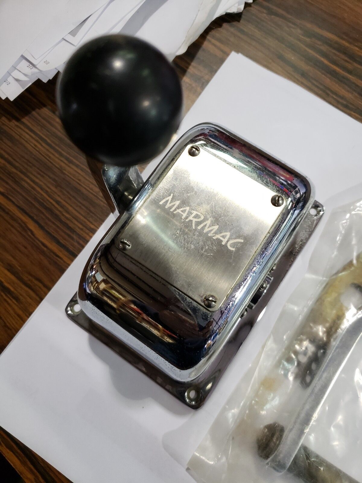 NEW / OLD STOCK MARMAC DUAL LEVER ENGINE CONTROL