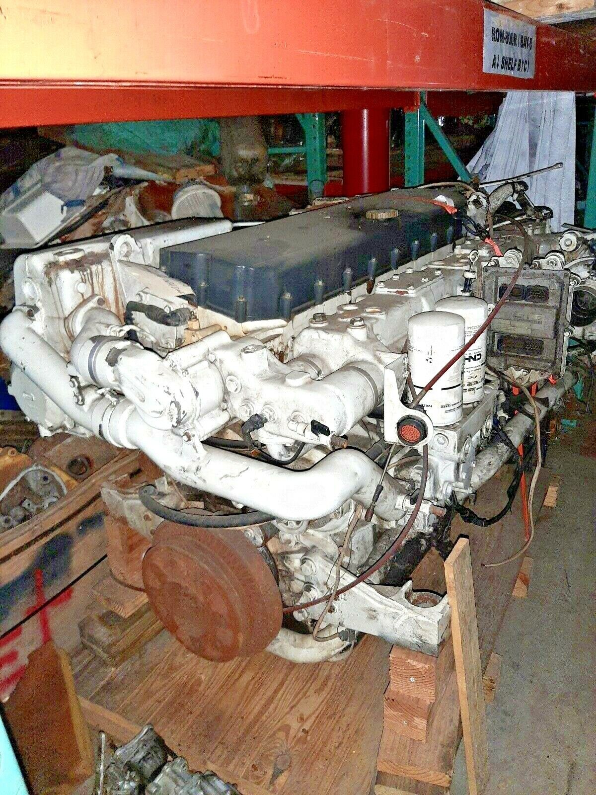IVECO 6 CYL. MARINE DIESEL ENGINE MODEL # FHE 0686 D * F FOR PARTS SEE DESCRIPT
