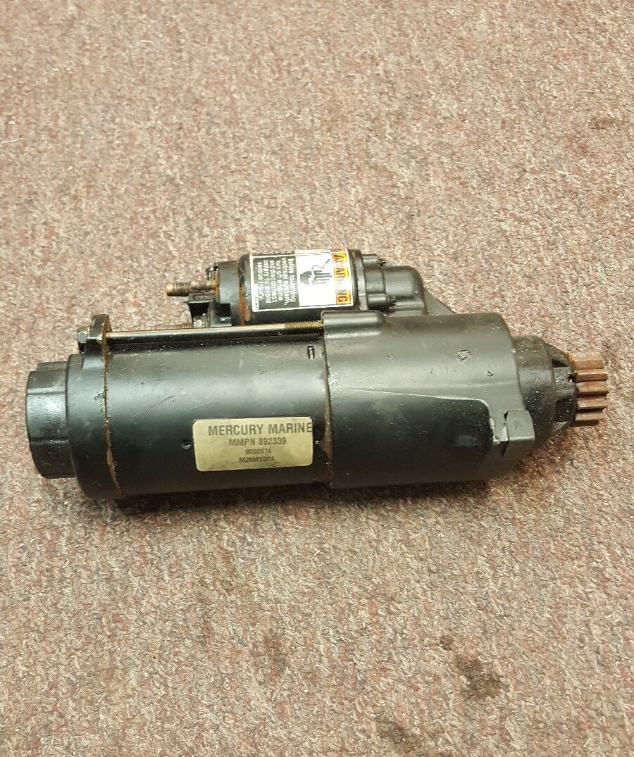 ORIGINAL MERC STARTER MOTOR # MMPN 892339 " USED " OLD GENERATION