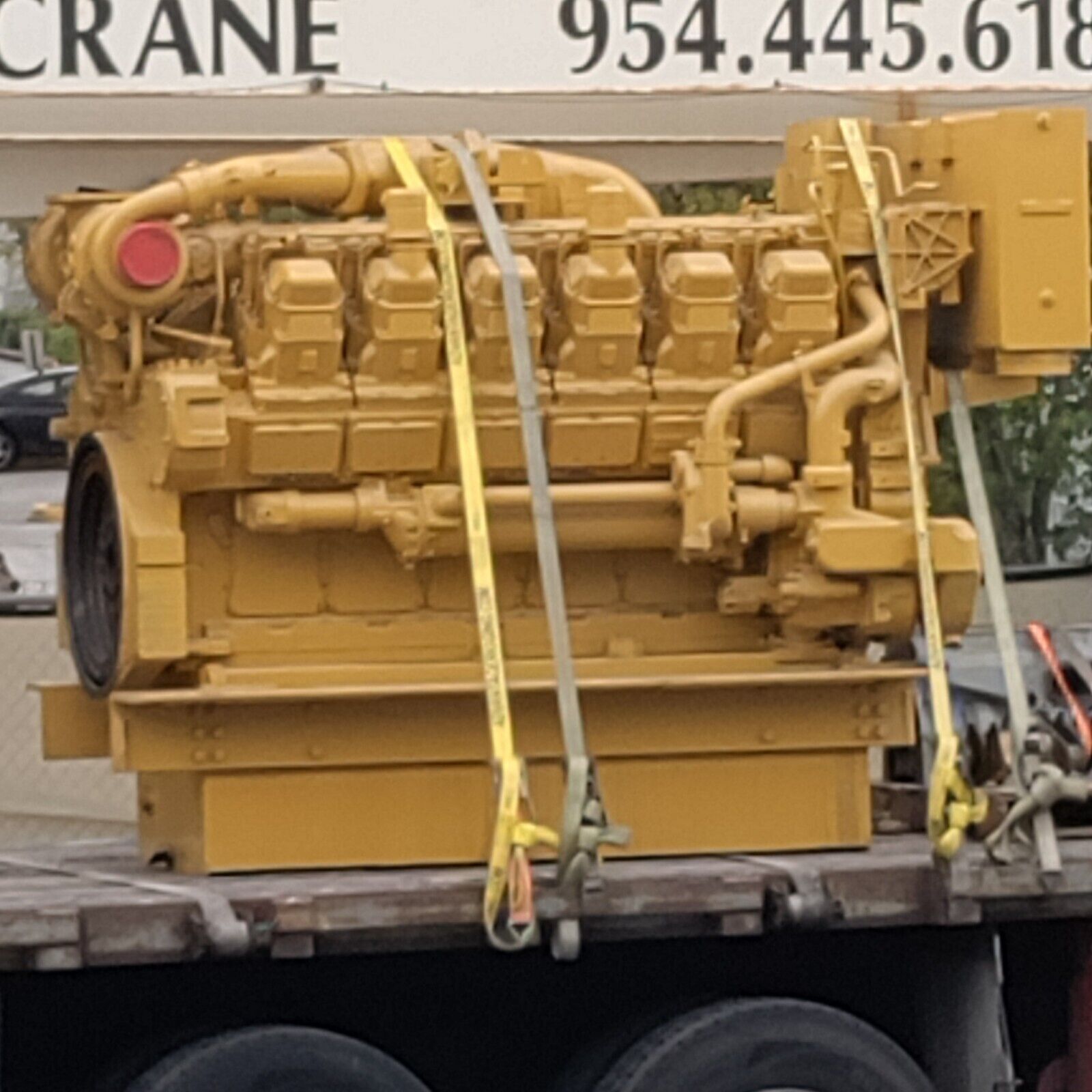 CAT Caterpillar 3512-DITA -900HP -  DIESEL MARINE ENGINE  - RUNNING TAKE-OUT