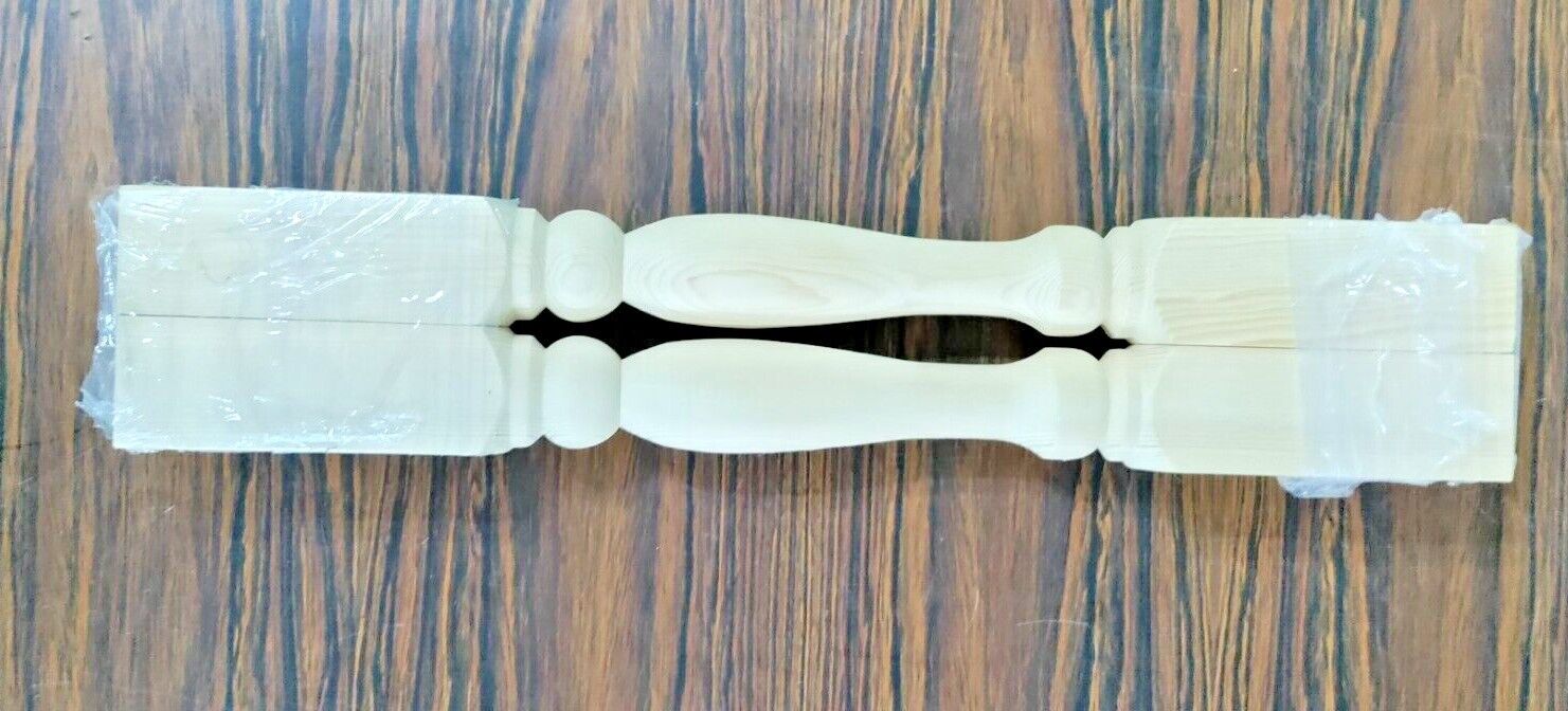 1 5/8 INCH X 1 5/8 INCH X 16 INCH LONG GERMAN WHITE OAK SPINDLES w/ FREE SHIP