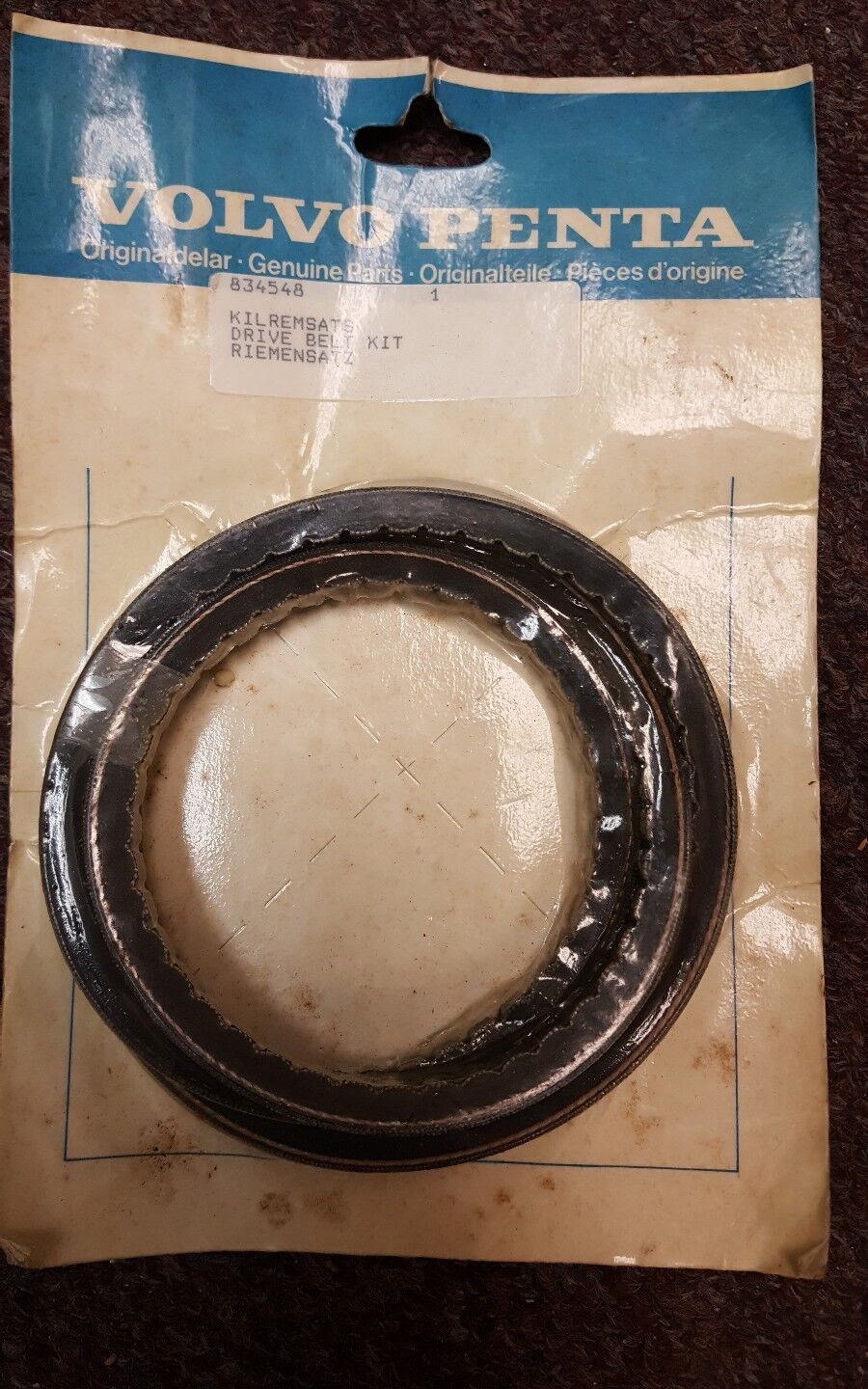 Volvo Penta Original Marine Drive Belt #834548 #966694