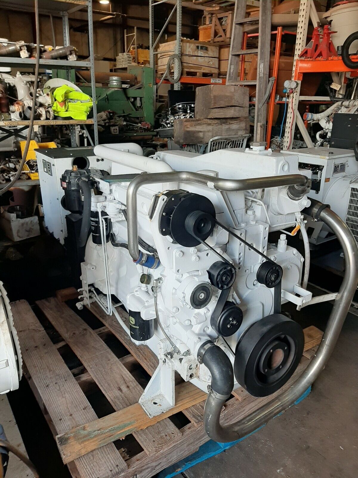 JOHN DEERE POWERED (6068T) 100KW MARINE GENERATOR ZERO HOUR REBUILD