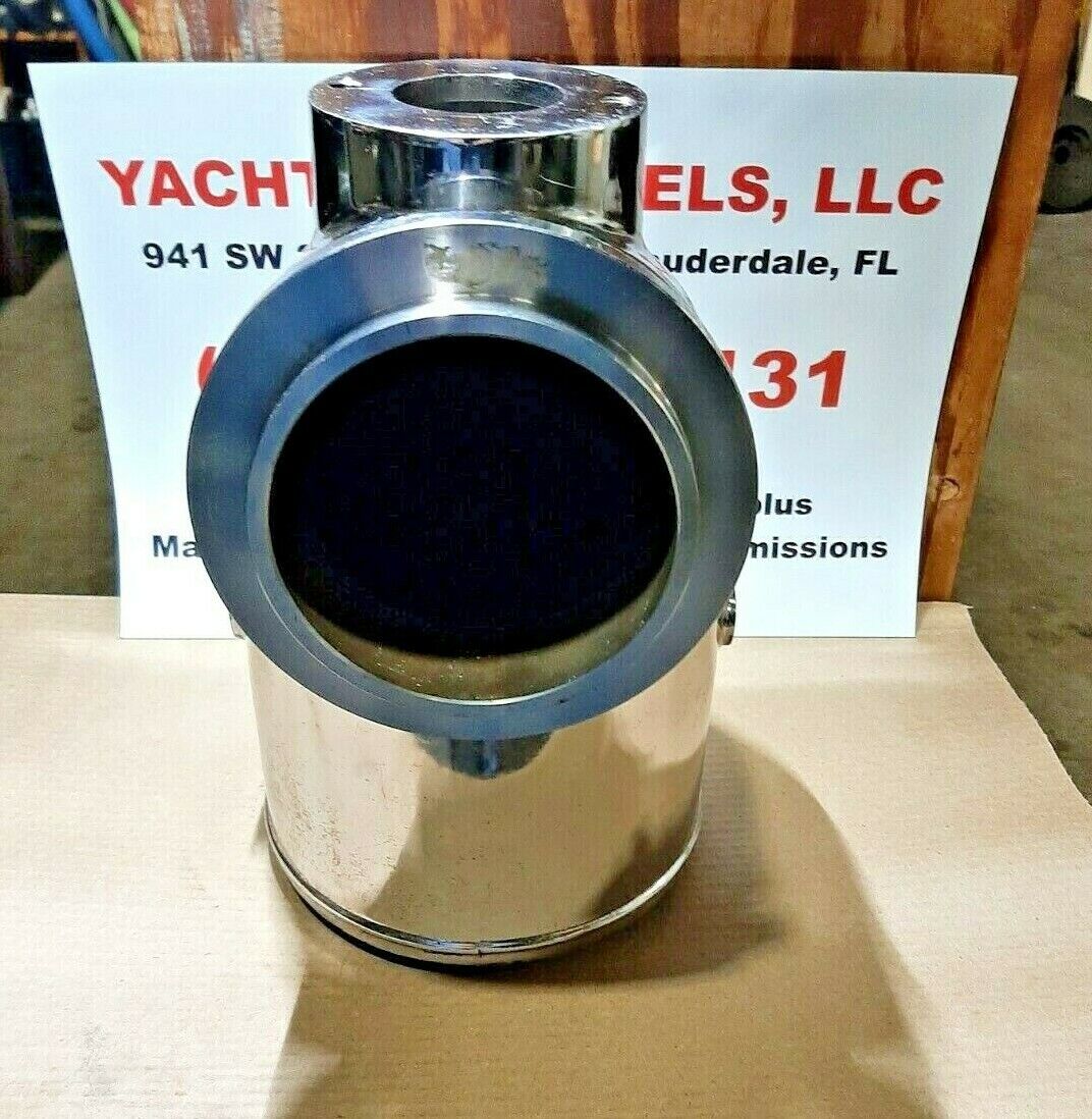 WATER COOLED STAINLESS STEEL WET TURBO ELBOW FOR DETROIT 6V71 485 HP.  USED / SE