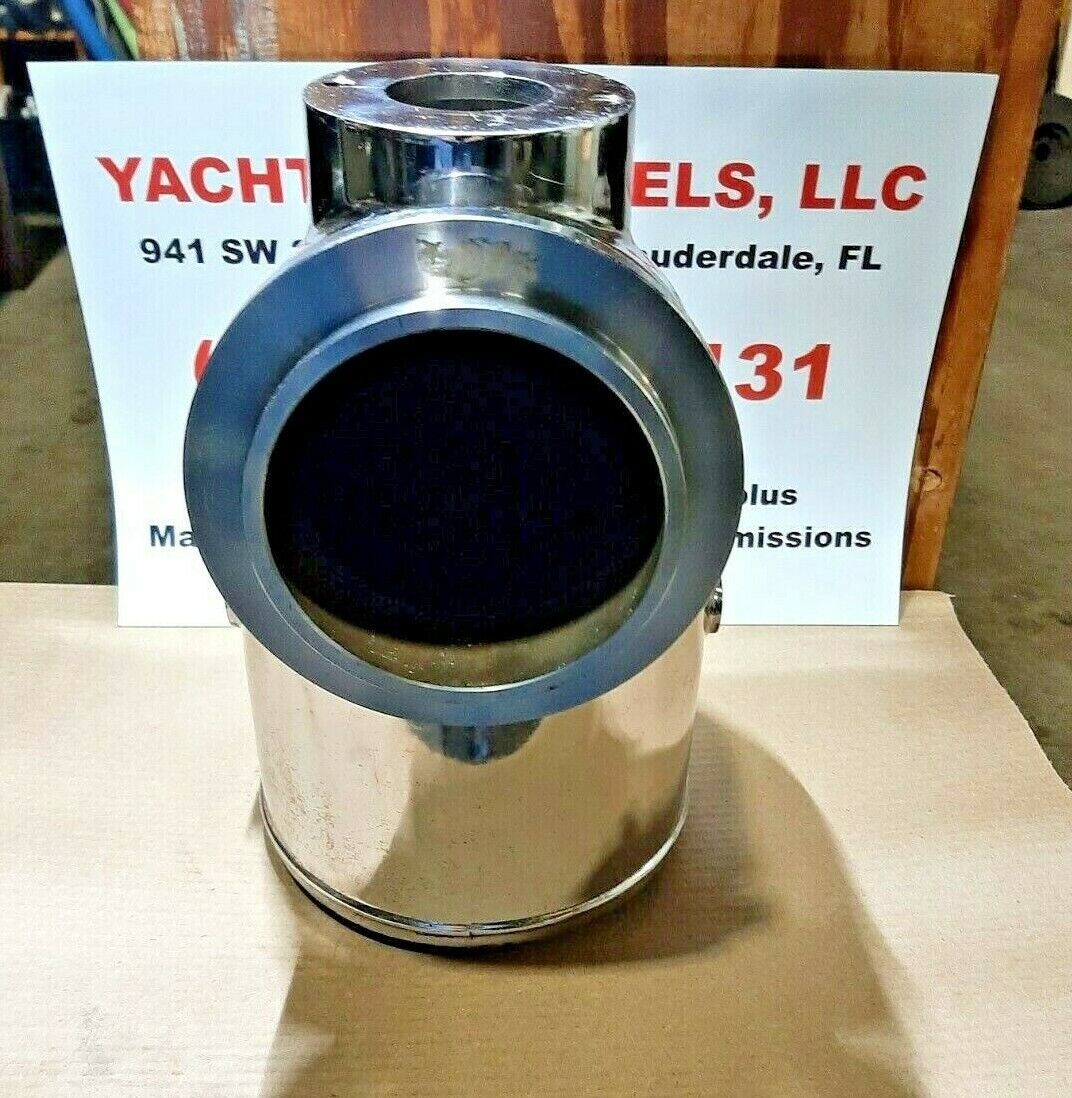 WATER COOLED STAINLESS STEEL WET TURBO ELBOW FOR DETROIT 6V71 485 HP. USED / SE
