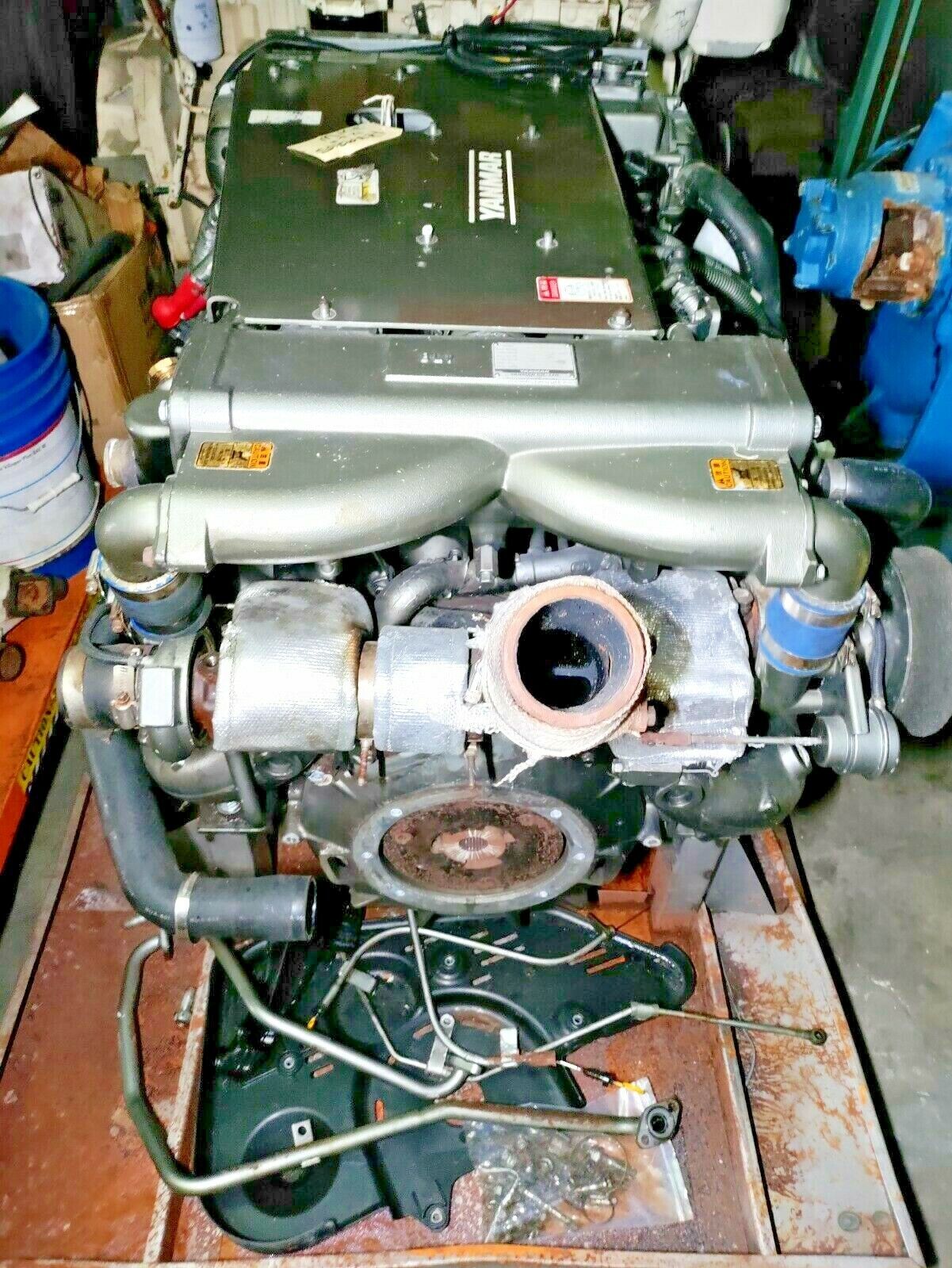YANMAR 8LV-350 DIESEL MARINE ENGINE ( BOB-TAIL )  USED ... SEE DETAILS