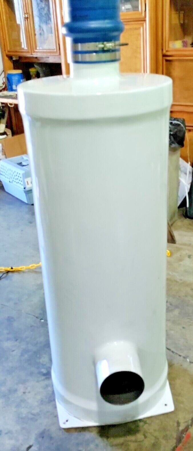 CUSTOM MADE GENERATOR or MAIN ENGINE WET EXHAUST MUFFLER 55" TALL X 18" WIDE