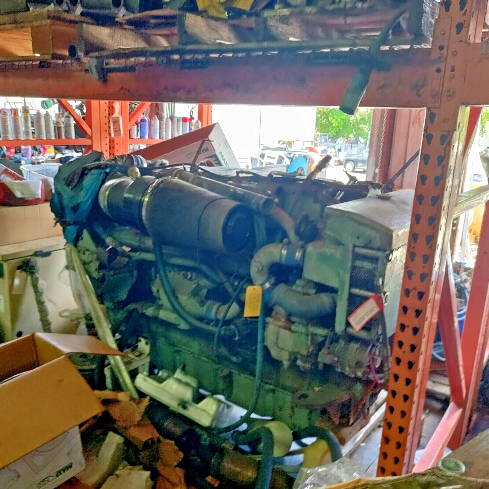DETROIT DIESEL SERIES 60 MARINE DIESEL ENGINE 14 LITRE BOBTAIL USED 640 HP.