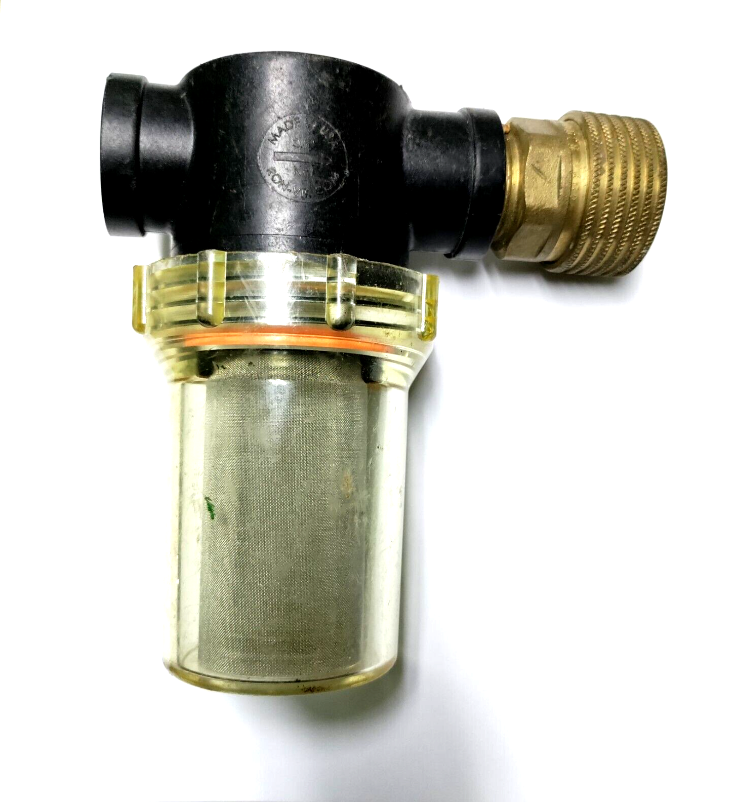 FRESH WATER FILTER, 3/4 INCH NPT QUICK DISCONNECT FOR MARINE WATER SYSTEM