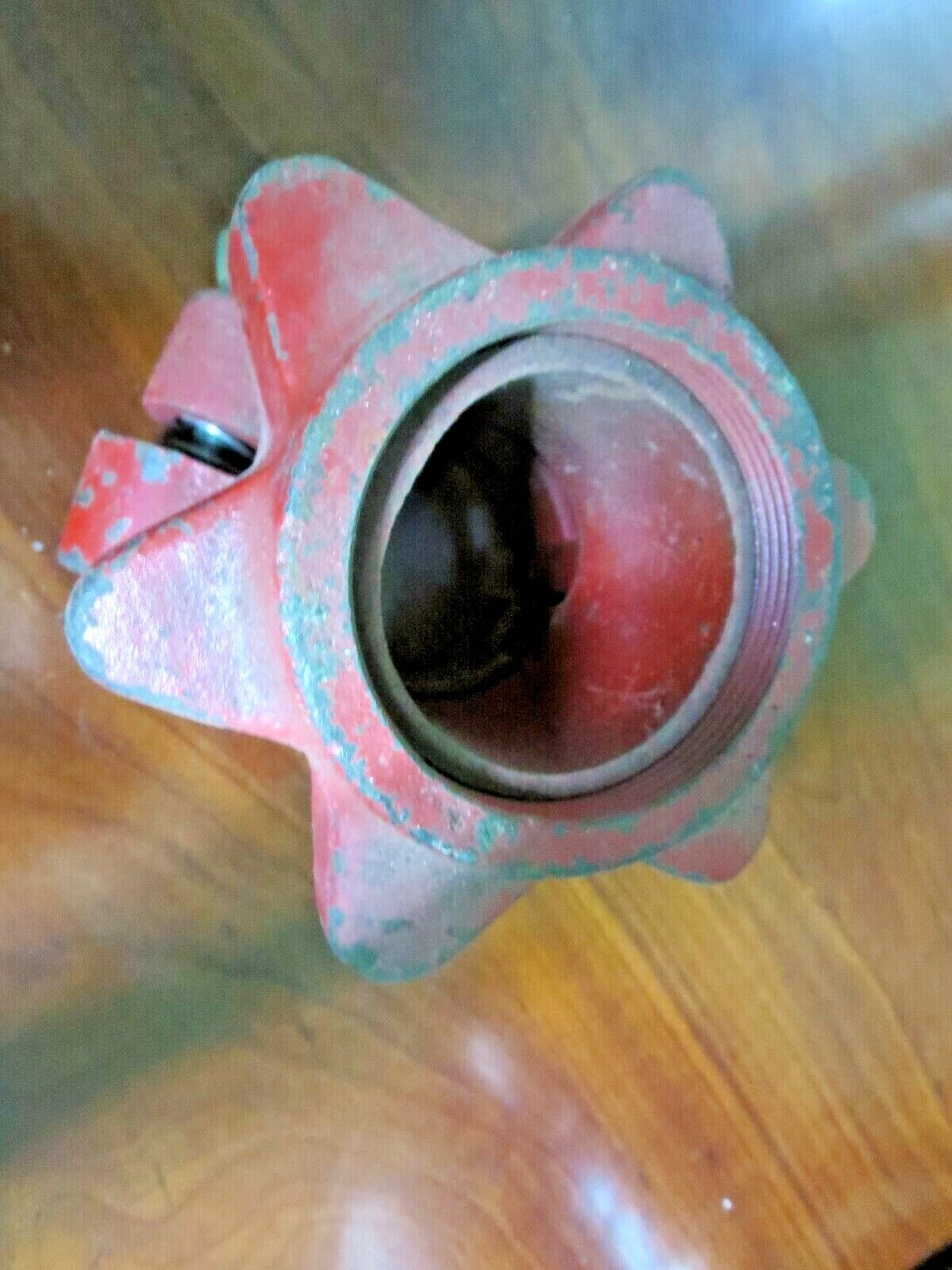 NEW OLD STOCK / CAST IRON FLEXIBLE RUBBER PIPE COUPLING