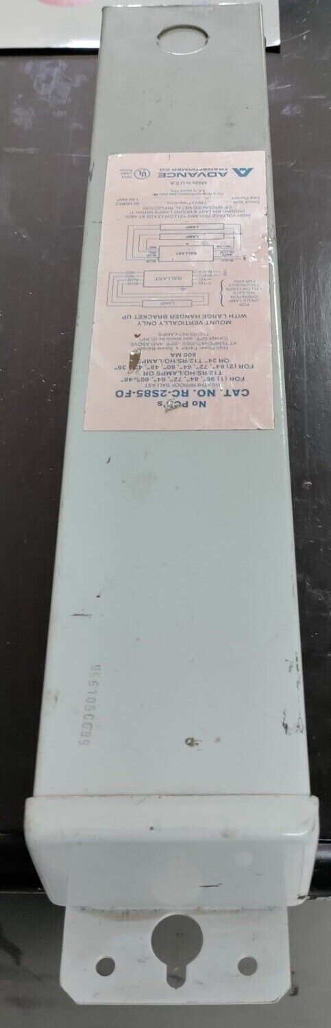 Advance RC-2S85-F0 Weatherproof Fluorescent Ballast NEW / OLD STOCK FREE SHIP