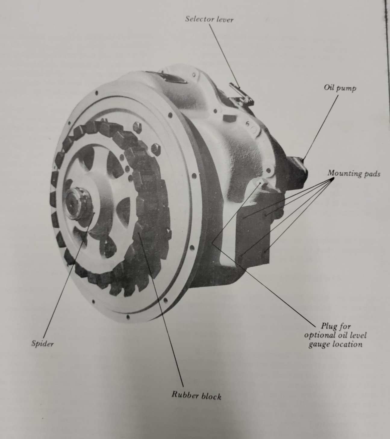 TWIN DISC 507 MARINE TRANSMISSION  2 - 1  RATIO RUNNING TAKE-OUT