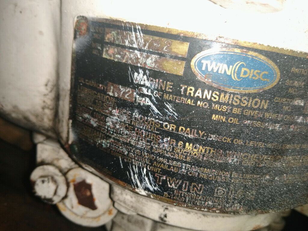 TWIN DISC MARINE TRANSMISSION MG507-2 #8708 1.51 TO 1 RATIO USED