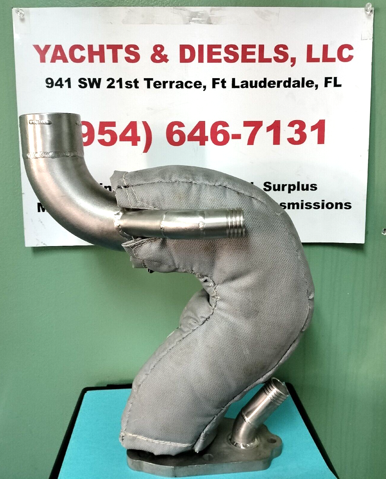 YANMAR STAINLESS STEEL WET EXHAUST REPLACEMENT ( SEE DESCRIPTION FOR PART #'S )