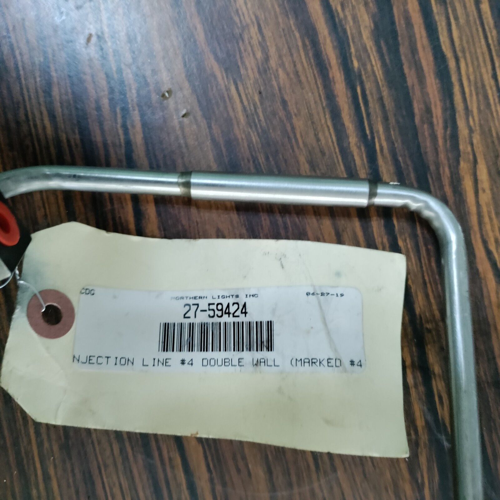 27-59424 NORTHERN LIGHTS INJECTION LINE #4 DOUBLE WALL NEW