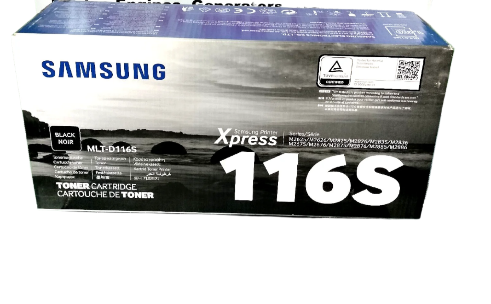 MLTD116S SAMSUNG 116S TONER CARTRIDGE BLACK 1.2K NEW IN BOX