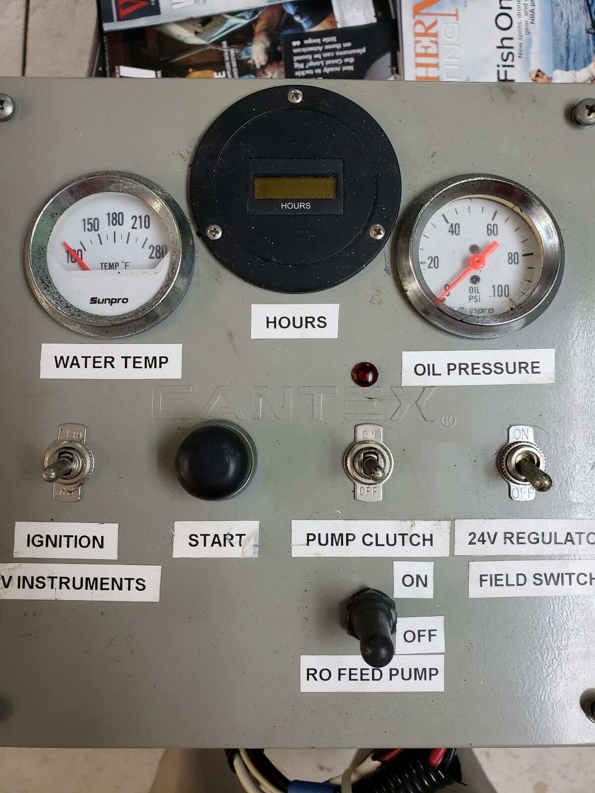 CUSTOM MADE GENERATOR PANEL FOR FRONT POWER TAKE OFF ( USED ) SEE PICTURES