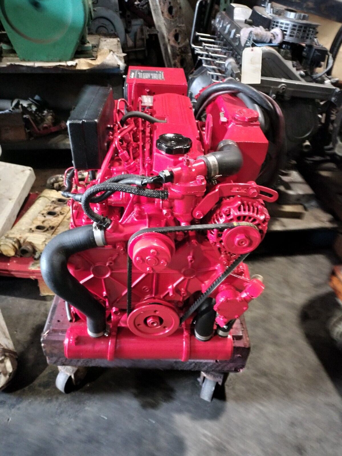 WESTERBEKE 12.5 -BTDB DIESEL 4 CYL. MARINE GENERATOR 12.5 KW USED 884 HOURS