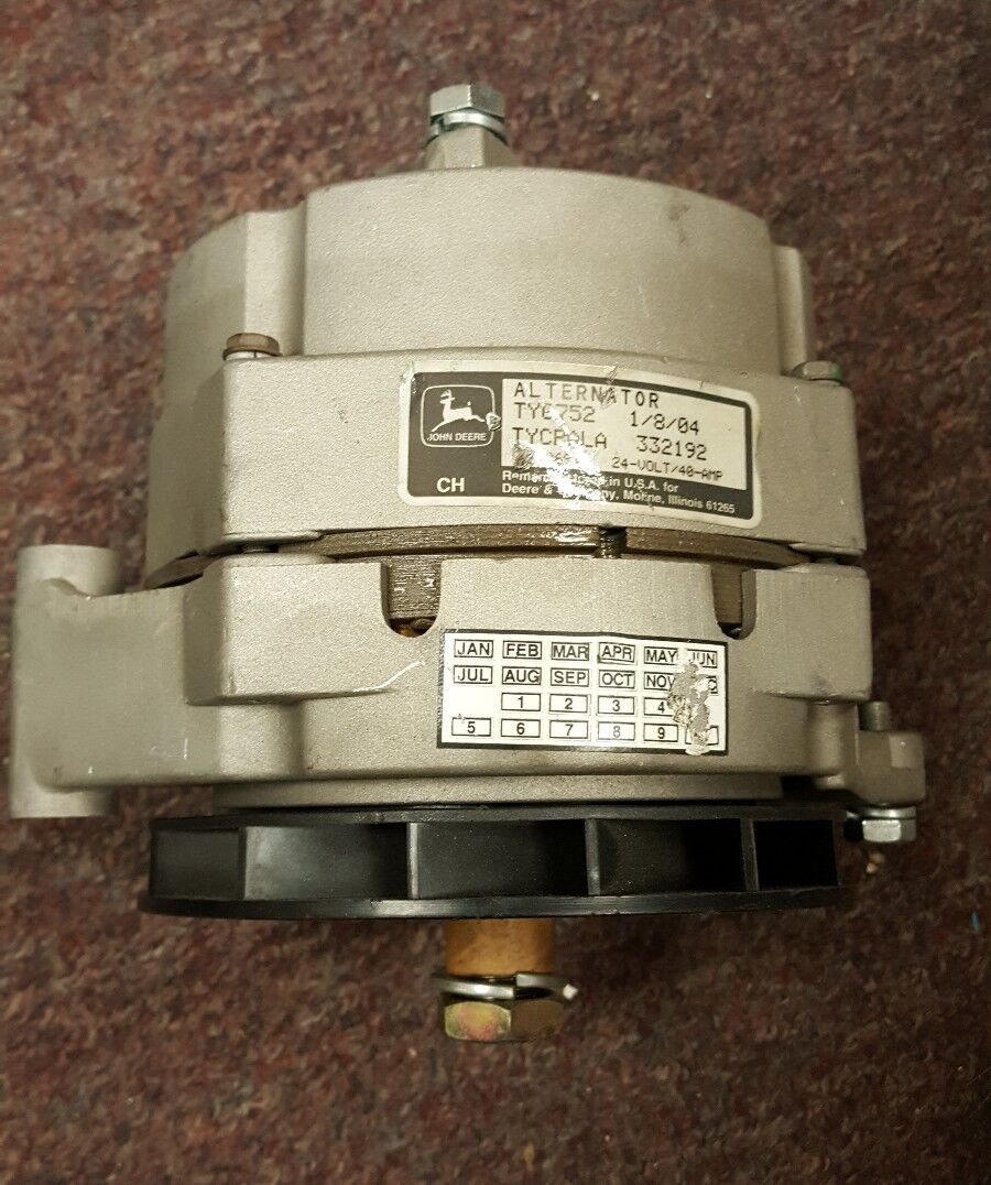Original OEM John Deere Alternator TY6752 NEW