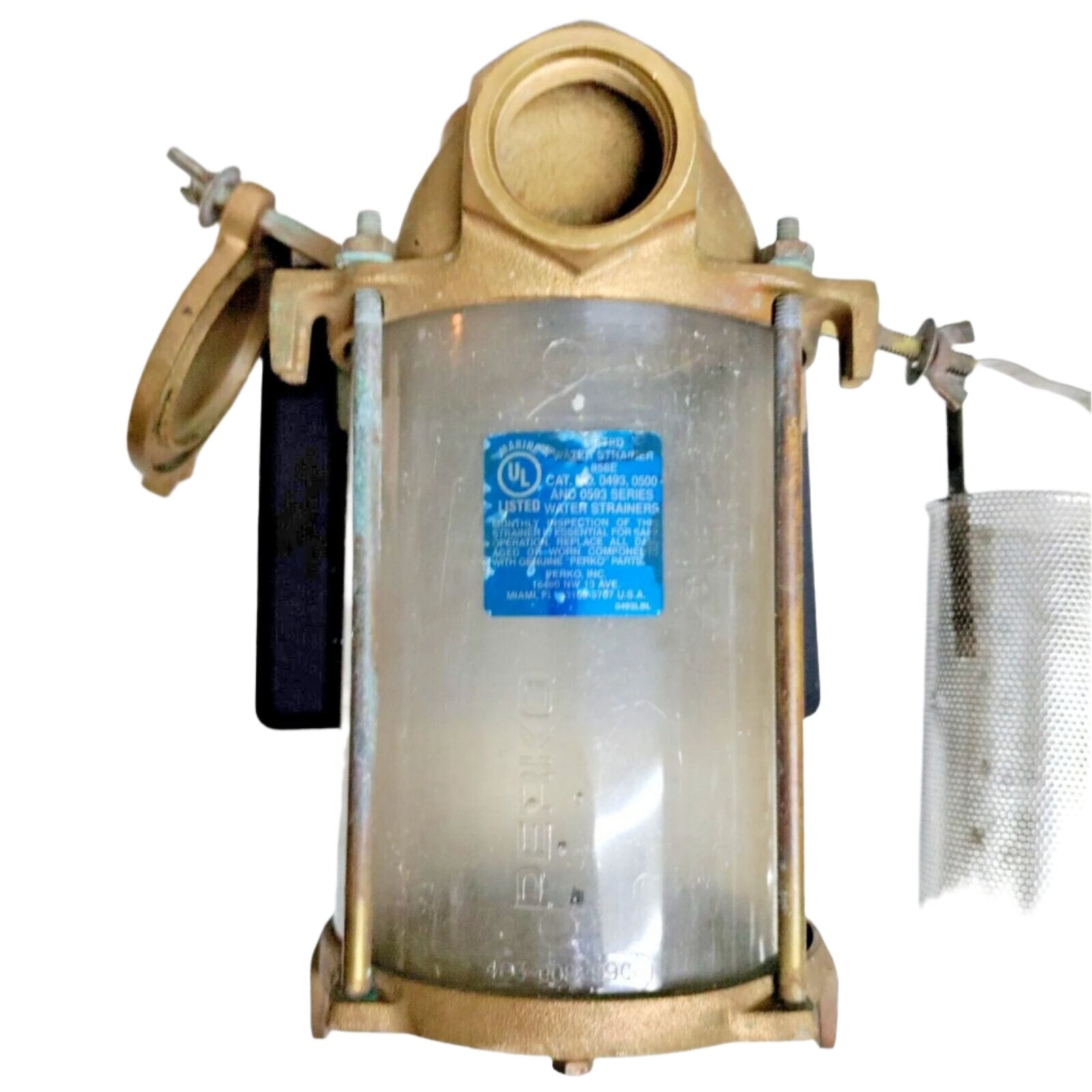 PERKO 493 SERIES 2 INCH IN-TAKE WATER STRAINER 0493009PLB w/ STAINLESS BASKET