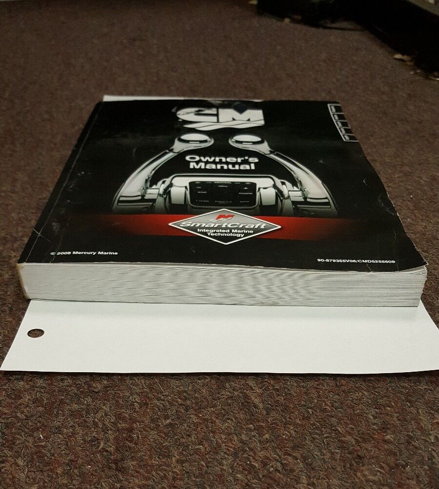 CUMMINS / MERC OWNERS MANUAL " NOS " #90-879355V06 / CDM5255609