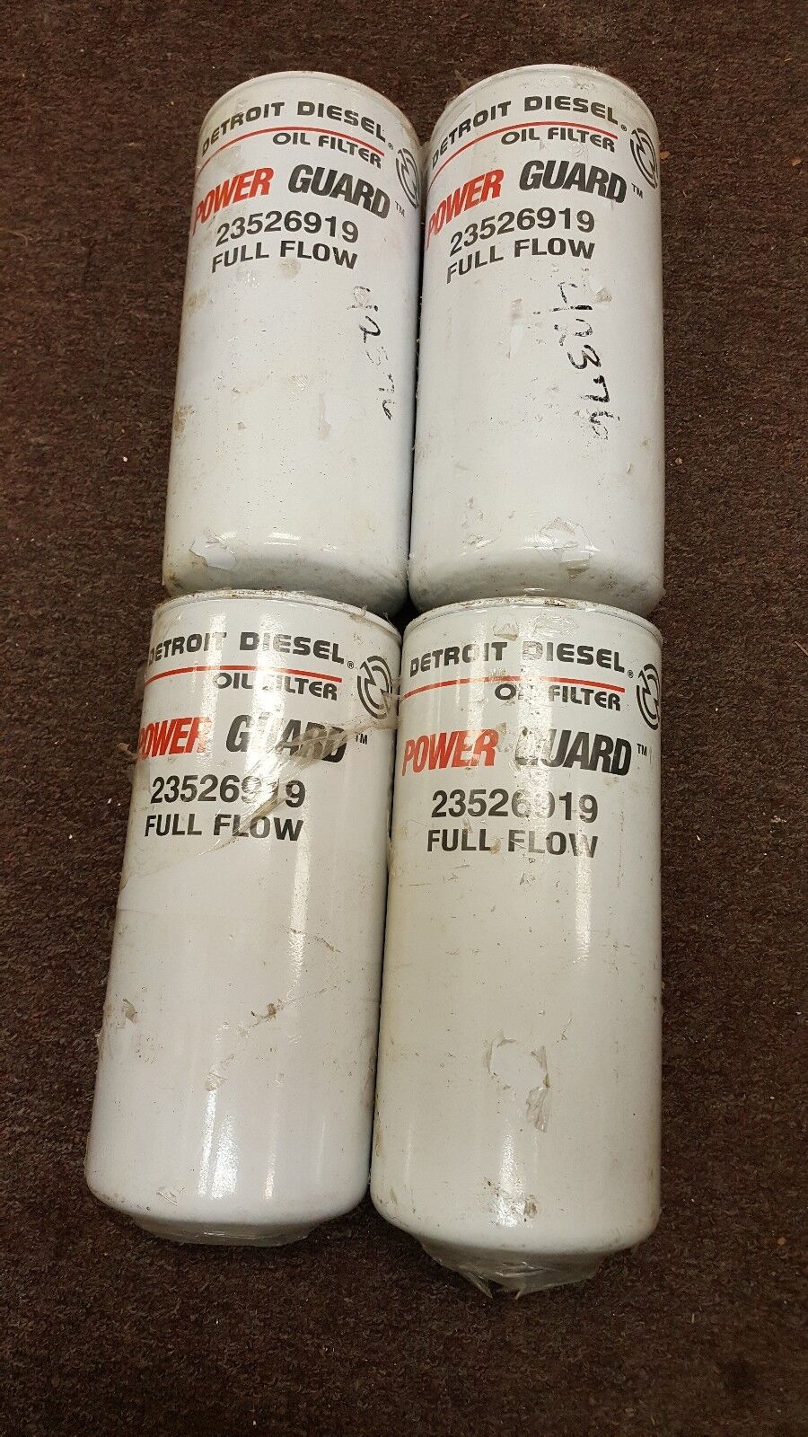PACKAGE OF ( 4 ) DETROIT DIESEL OIL FILTERS PART # 23526919 " NEW "