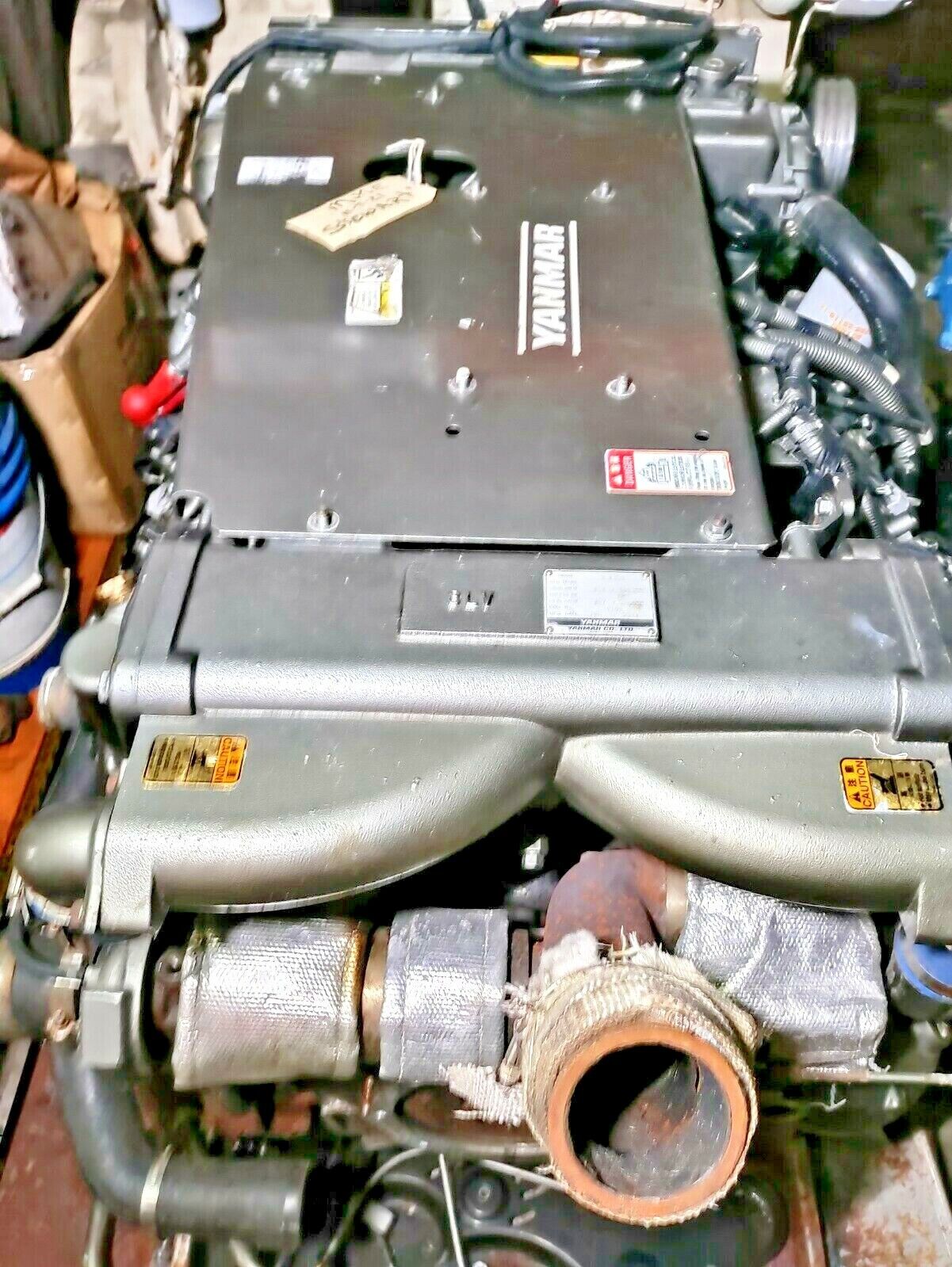 YANMAR 8LV-350 DIESEL MARINE ENGINE ( BOB-TAIL ) USED ... SEE DETAILS