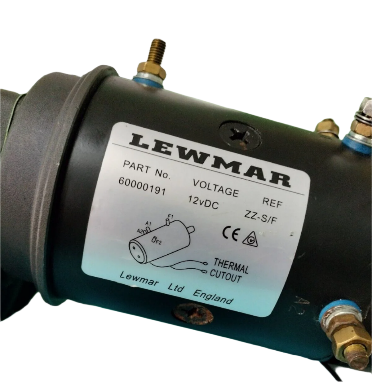 LEWMAR CPX4, 12 VOLT MOTOR WITH VERTICAL MOUNT GEARBOX NEW SEE PIC'S