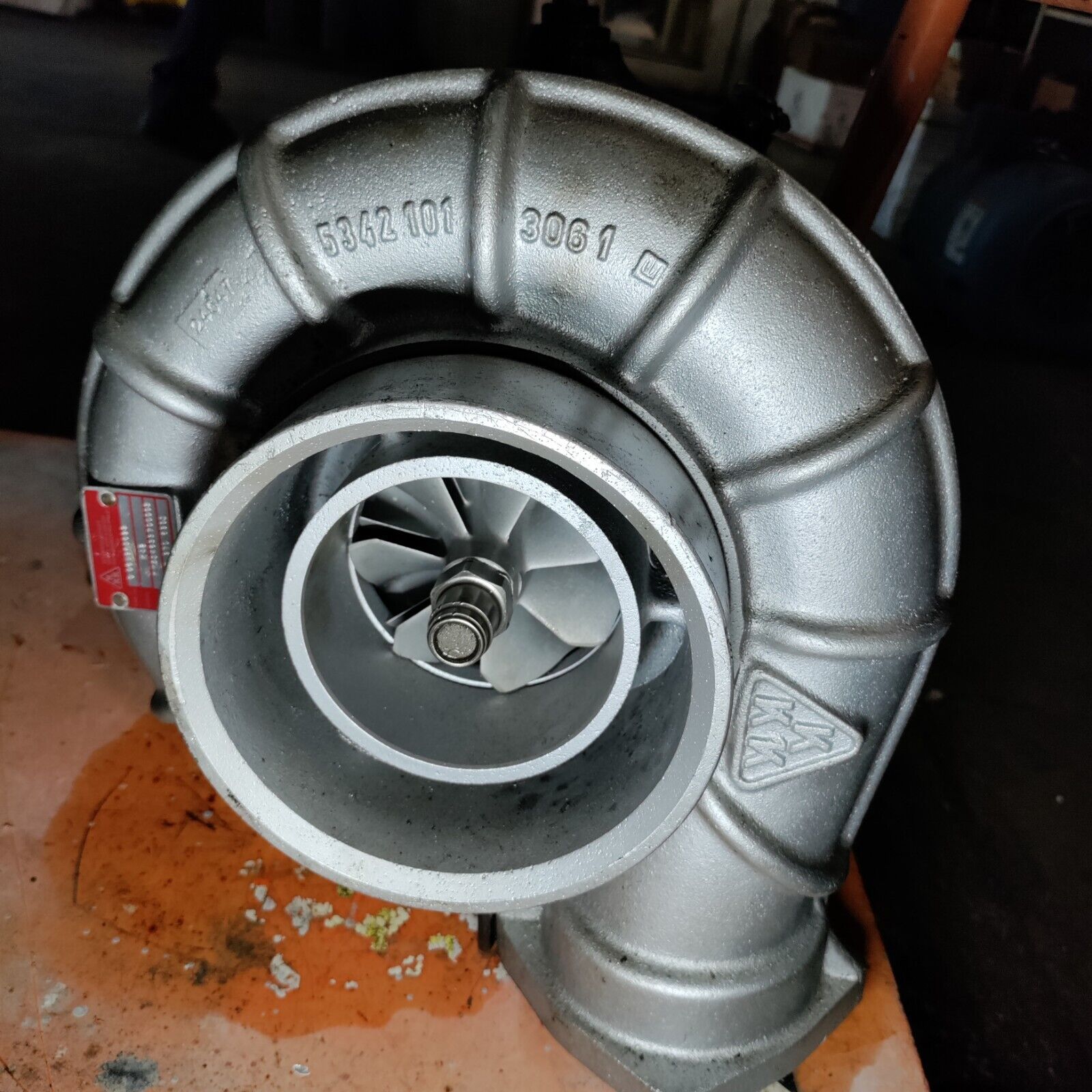 MTU 16V - 2000 / M90 SERIES TURBOS. KKK # 0060965599, K-42 RE-MANUFACTURED