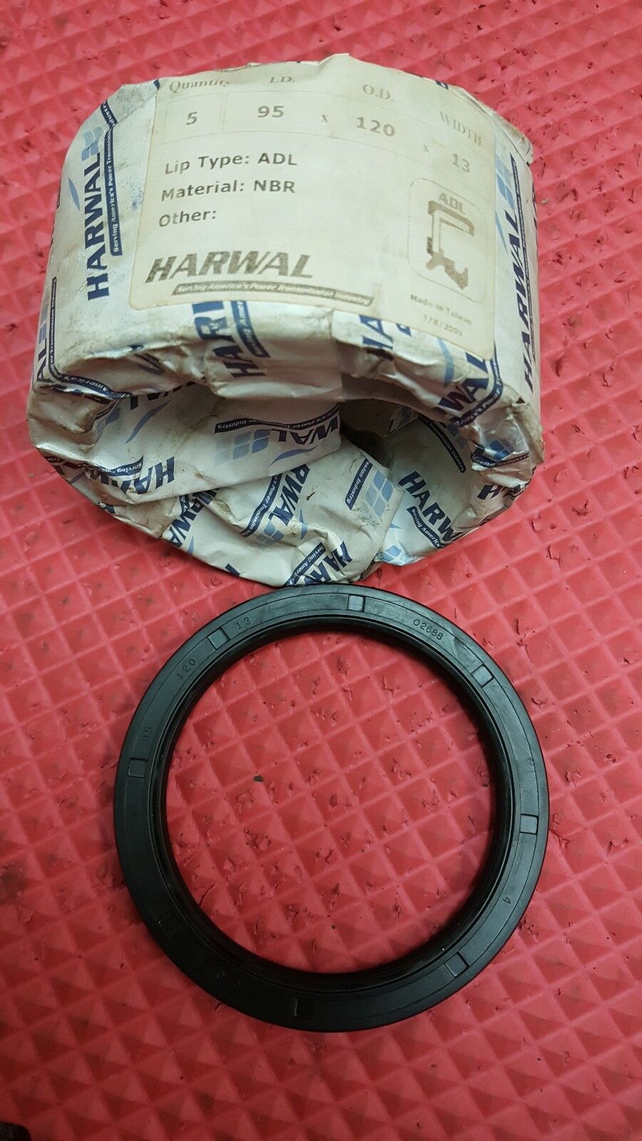 PACKAGE OF 5 HARWAL OIL SEALS 02688 TC 95 120 95mm X 120mm X 13mm " NEW "