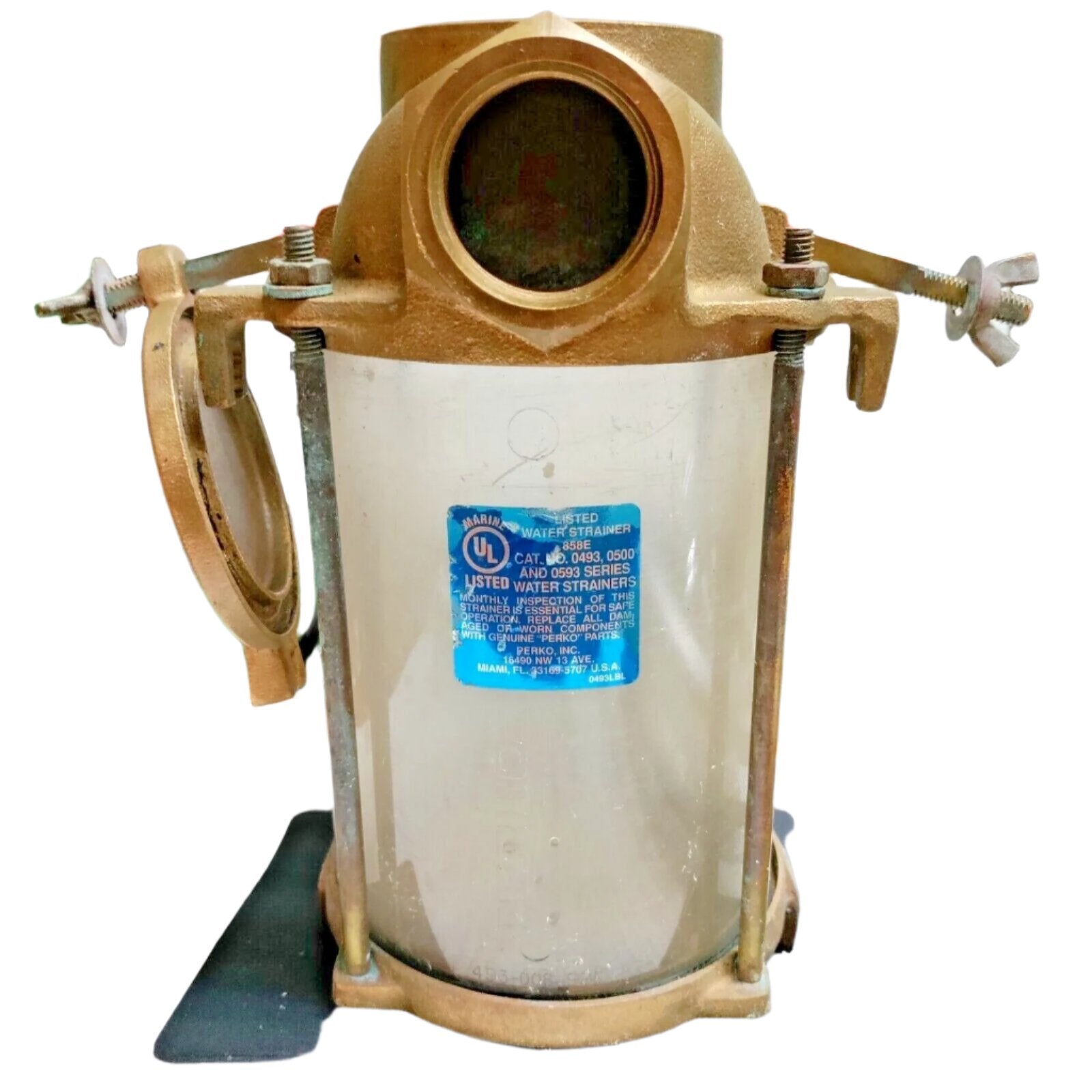 PERKO 493 SERIES 2 INCH IN-TAKE WATER STRAINER 0493009PLB w/ STAINLESS BASKET