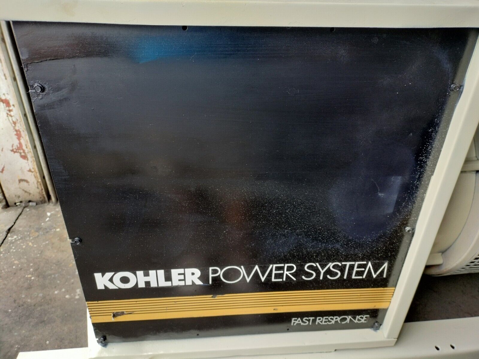 JOHN DEERE 6059TF001 - 100 KW DIESEL GENERATOR SET w/ KOHLER ELECTRIC END / USED