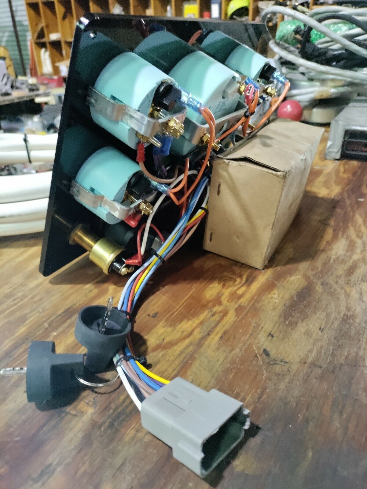 CUMMINS CONTROL PANELS .... CUSTOM MADE W/ GAUGES & WIRING HARNESS ... NEW