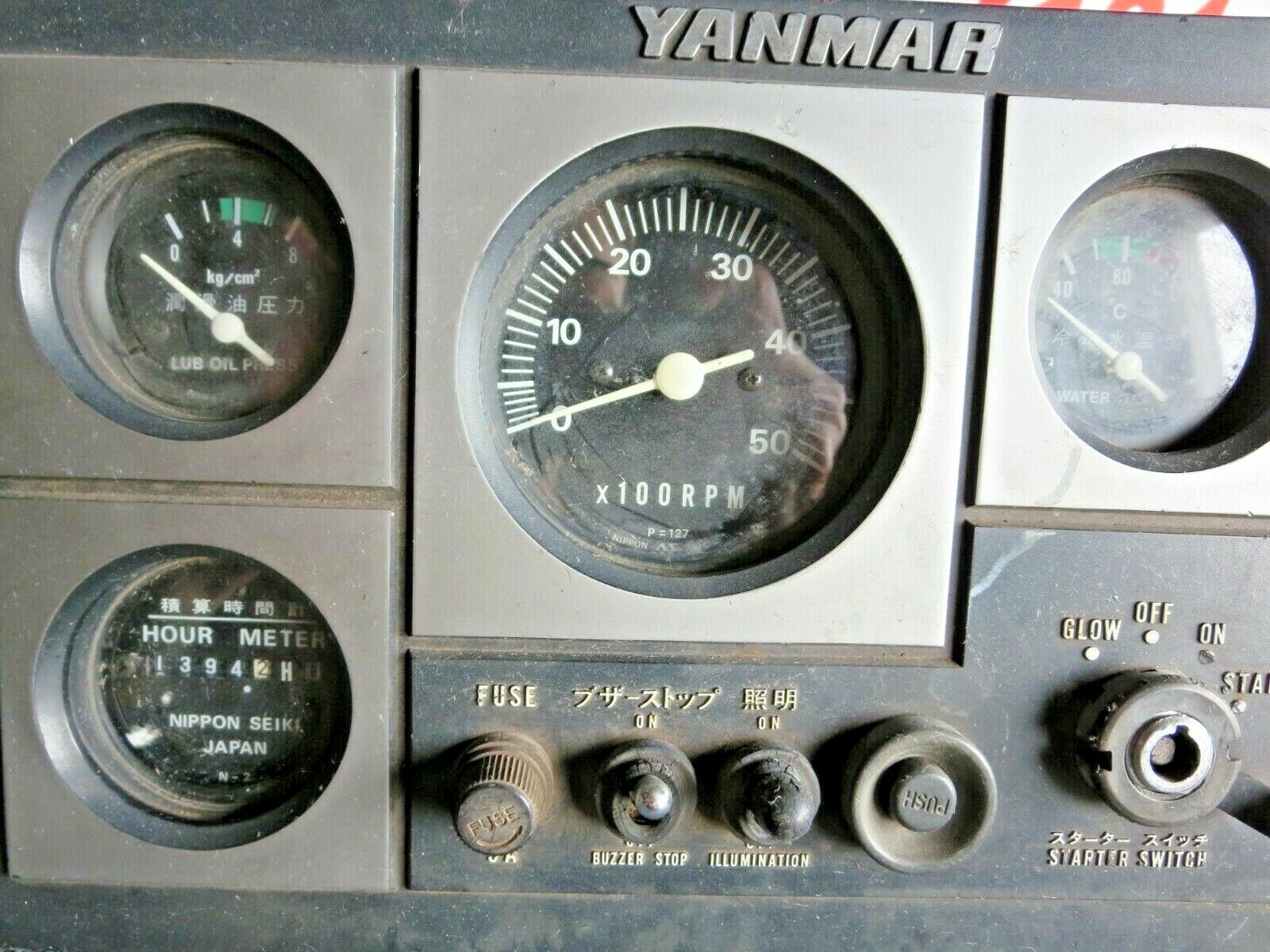 YANMAR INSTRUMENT PANEL