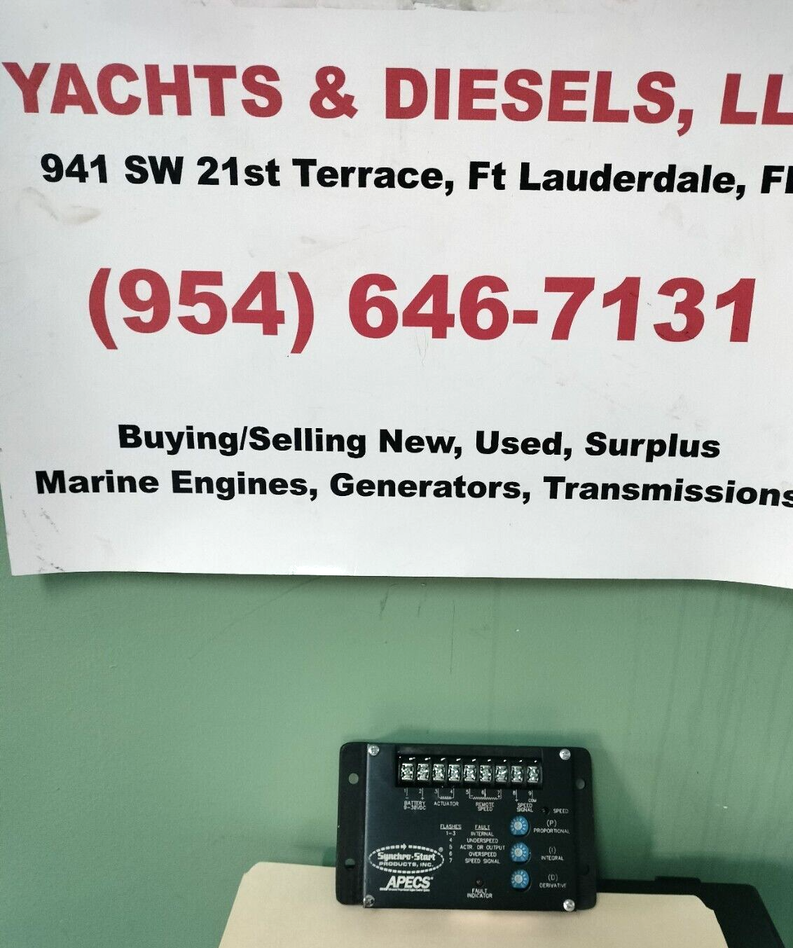 SA-4389 G, APECS SPEED CONTROLLER MODEL 2000 - NEW " SPECIAL SALE PRICE "