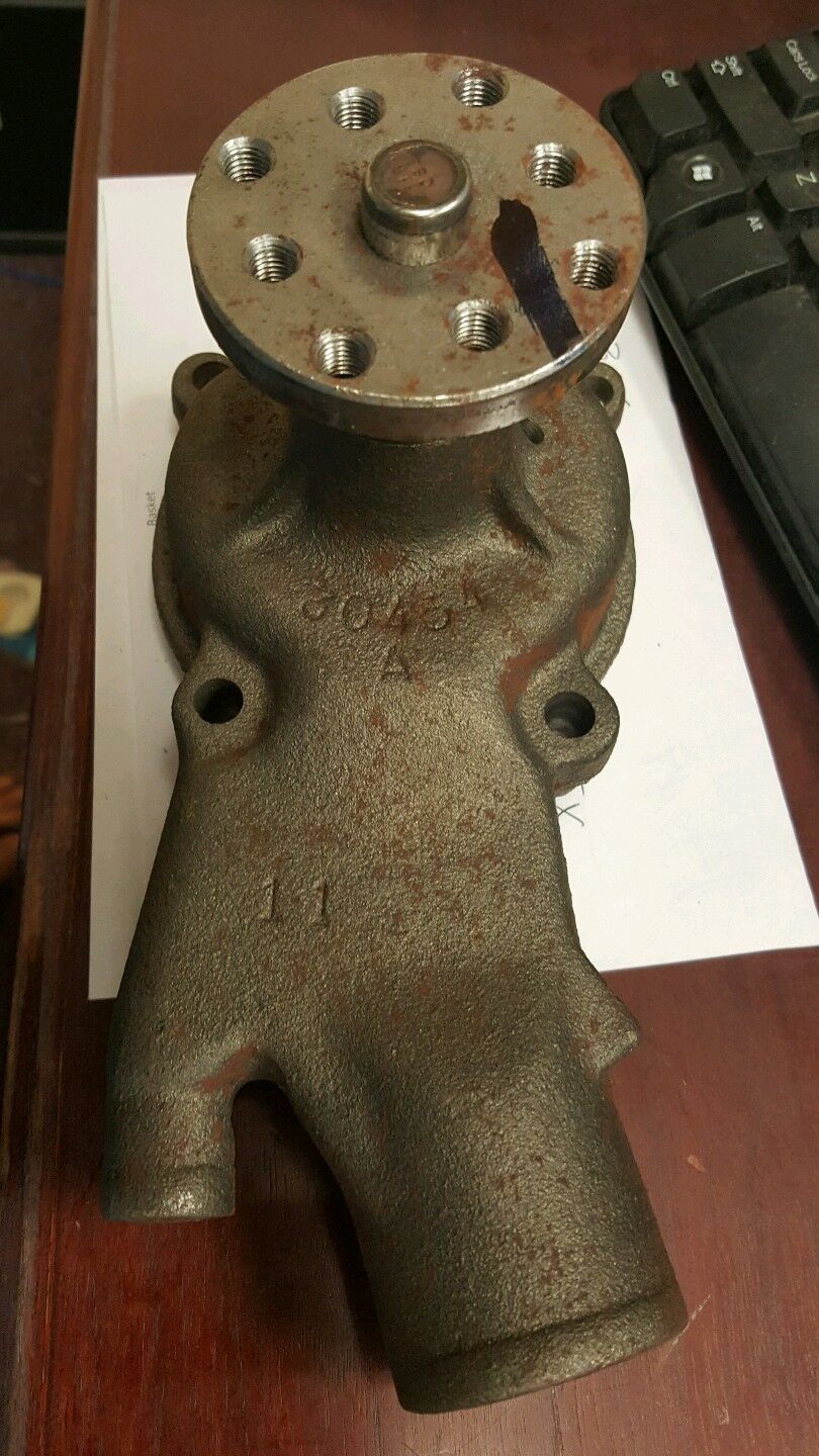 Water Pump 30454 ORIGINAL 1967-74 230 250 Chevrolet 6 Cyl Chevy 1447